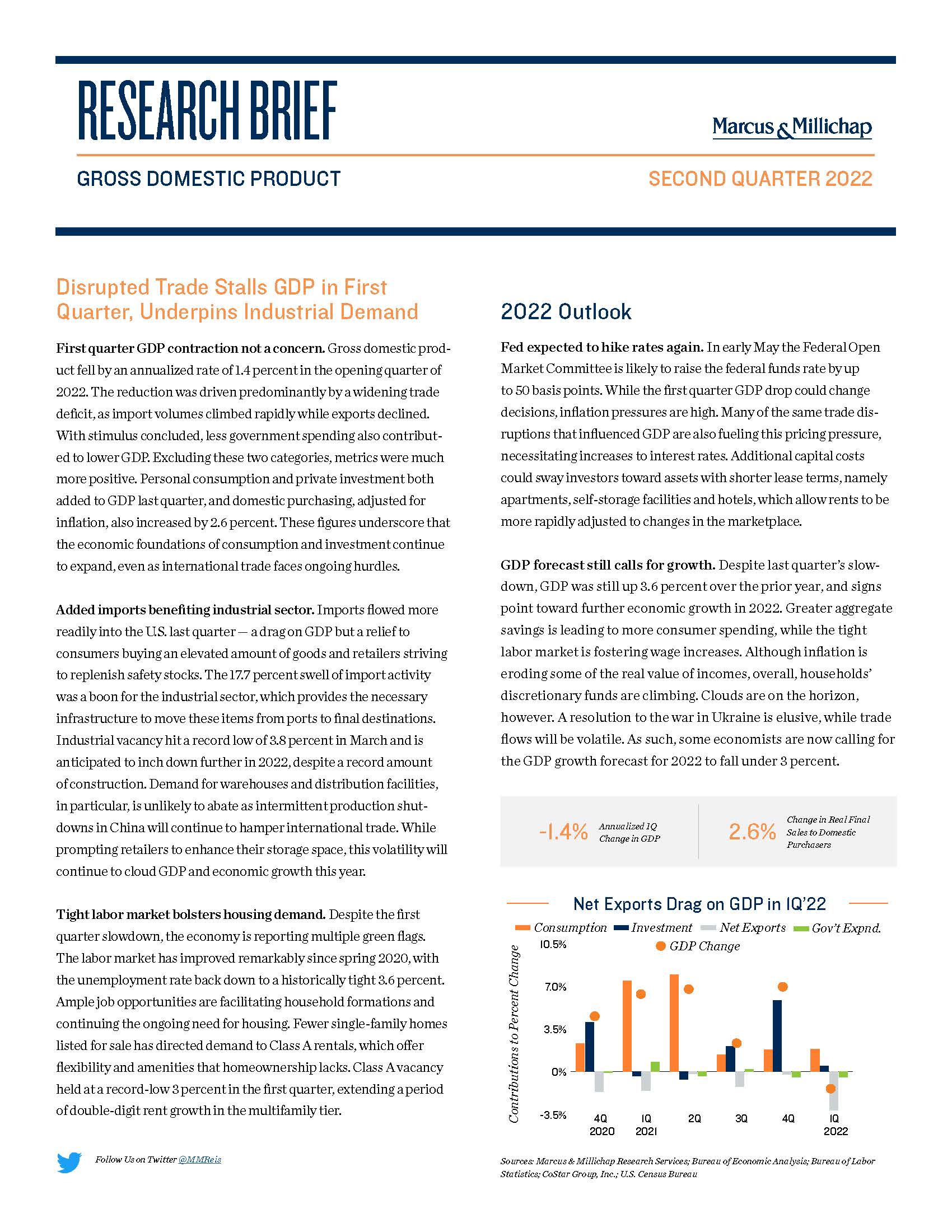 Research Brief: Gross Domestic Product 2Q 2022 - Stewart Group